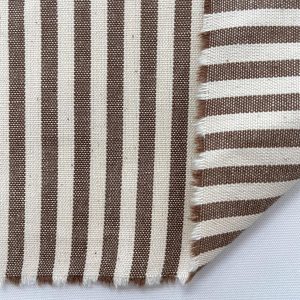 COTONE A RIGHE 5 MM TORTORA