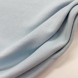 Felpa Certificata Oeko-Tex azzurro polvere