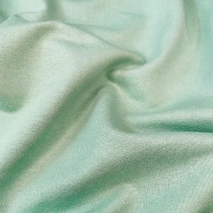 Felpa in cotone Certificata GOTS color latte e menta