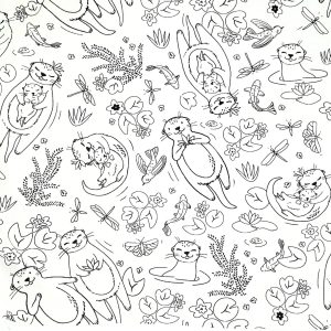 Cotone Certificato Oeko-Tex colorabile con stampa foche