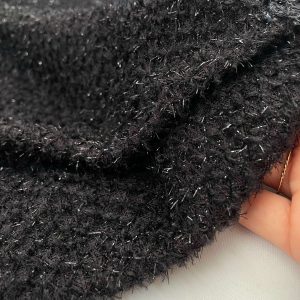 MOHAIR NERO CON LUREX