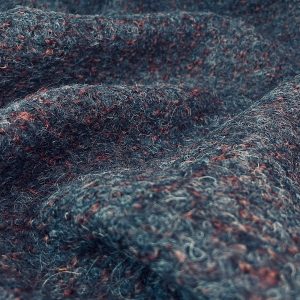 MAGLIA IN LANA BLU E BORDEAUX