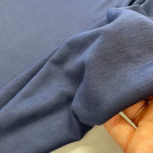 maglina di viscosa certificata Oeko-Tex blu