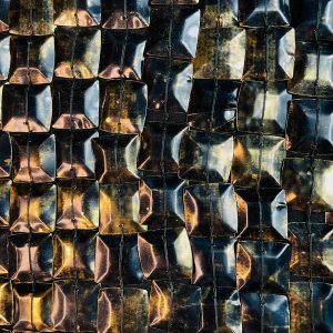 PAILLETTES QUADRATE BRONZO E NERE