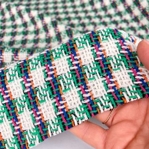 Chanel in cotone nelle tonalità del verde