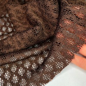 Maglia di viscosa lavorata color cioccolato