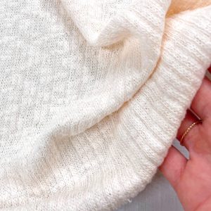 Maglia in cotone biologico avorio
