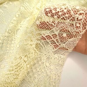 PIZZO BASE TULLE GIALLO PASTELLO