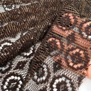 PIZZO IN VISCOSA MARRONE