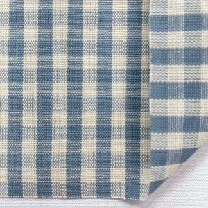 COTONE A SCACCHI 5 MM AZZURRO POLVERE