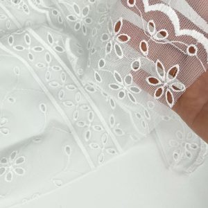 SANGALLO BIANCO SU TULLE