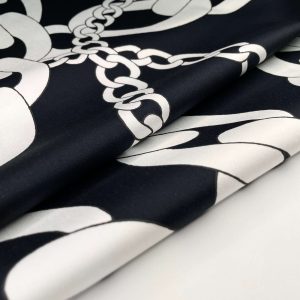 GABARDINE COTONE CATENE STILE CHANEL