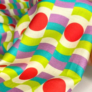 COTONE STAMPA GEO PATTERN