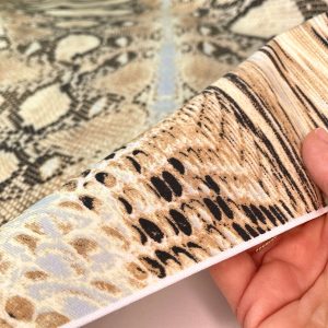 GABARDINE ANIMALIER AZZURRO JUST CAVALLI