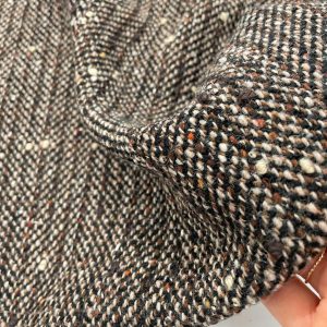 LANA JACQUARD MARRONE E PANNA