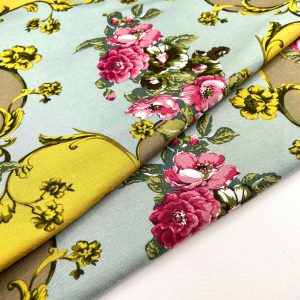 Maglina di viscosa Blumarine nelle tonaità del verde
